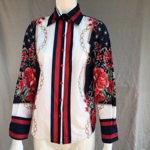 Flashy blouse